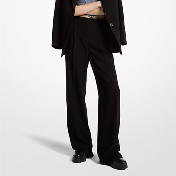 Micheal Kors | Crepe Wide-Leg Pant - Picture 1 of 6
